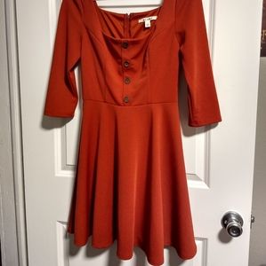 Red/Orange day dress
